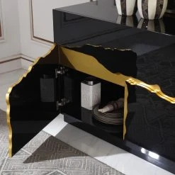 Null Paramount Buffet With Gold Accents, Glossy Black With Gold Accents 14 Null Paramount Buffet With Gold Accents, Glossy Black With Gold Accents -NovaSolo Shop 9411b42d015e37a6 7708 w800 h800 b0 p0