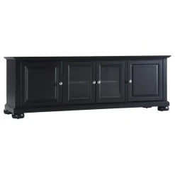 Crosley Alexandria 60" Low Profile Tv Stand Black