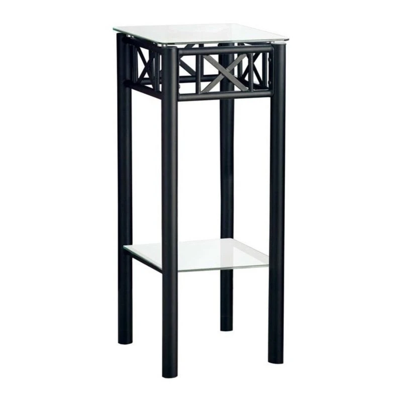 Monarch Accent Table Side End Plant Stand Square Living Room Bedroom Metal Black 1 Monarch Accent Table Side End Plant Stand Square Living Room Bedroom Metal Black
