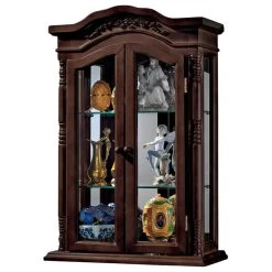 Design Toscano Beacon Hill Hardwood Wall Curio Cabinet