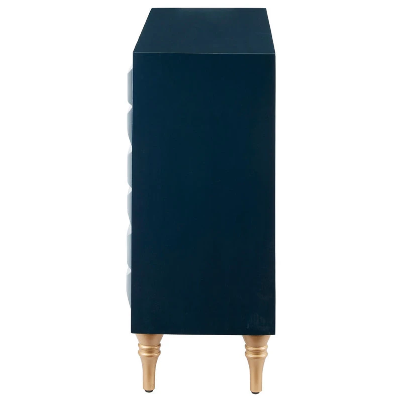 Olliix Madison Park Rubrix 3-Drawer Chest, Navy - Image 7