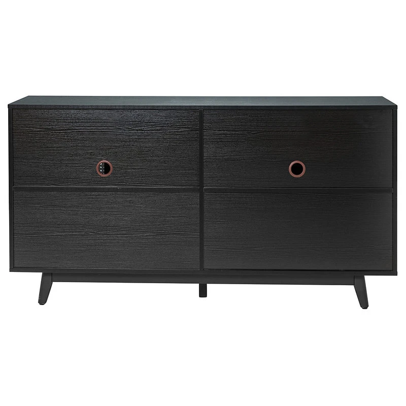 Karat Home TV Stand For TVs Up To 65", Black - Image 5