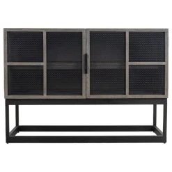 Mandalay Home Furnishings, Inc. Brisbane 2-Door Cabinet Gray Oak