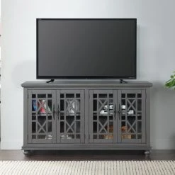Martin Svensson Home Palisades 63-inch TV Stand, Grey -NovaSolo Shop 9f31dd9f019ba4ea 5299 w800 h800 b0 p0