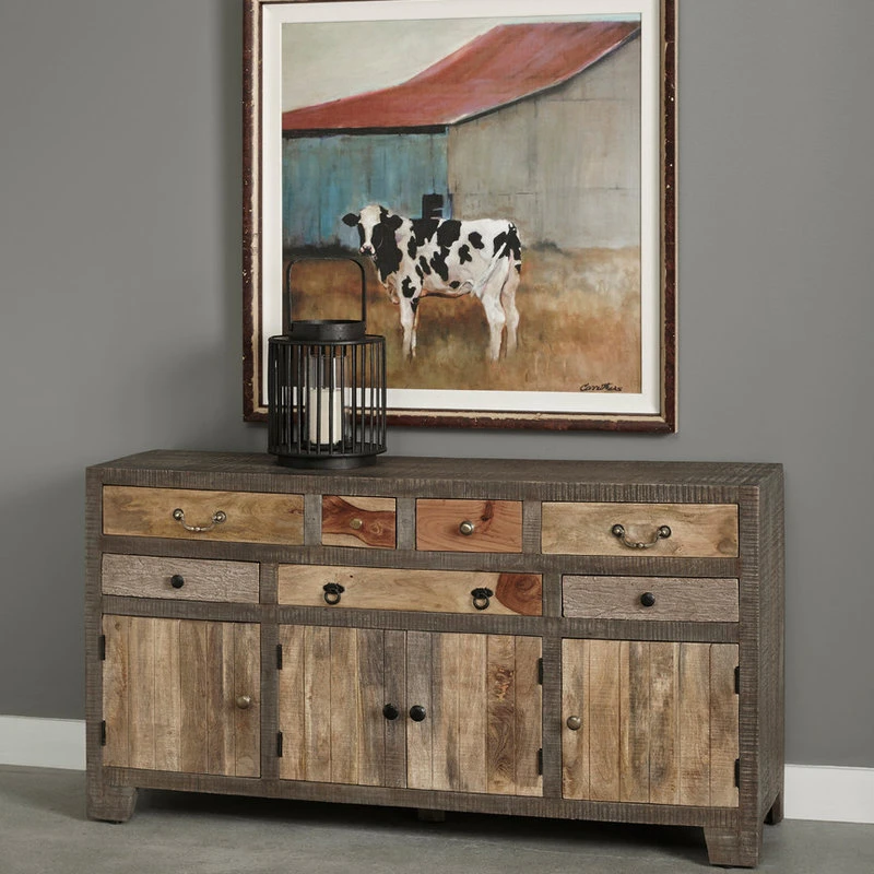 Coast To Coast Imports, LLC 7-Drawer 4-Door Credenza - Image 4