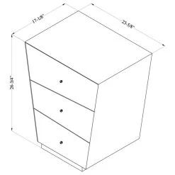 Zuri Furniture Modern Vailan Side Table Clear Mirrored Glass Finish 3 Drawers Clear Pulls 9 Zuri Furniture Modern Vailan Side Table Clear Mirrored Glass Finish 3 Drawers Clear Pulls -NovaSolo Shop a371c81806a6d050 8285 w800 h800 b1 p0