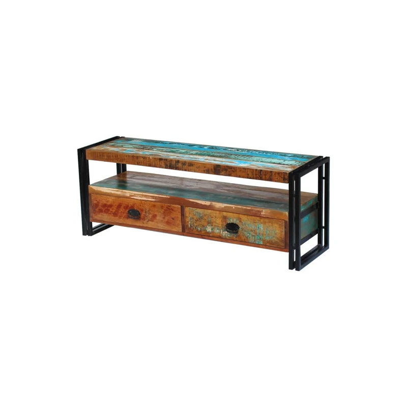 Vida XL International B.V. VidaXL TV Cabinet Solid Reclaimed Wood Display Stand Entertainment Center Unit 1 Vida XL International B.V. VidaXL TV Cabinet Solid Reclaimed Wood Display Stand Entertainment Center Unit
