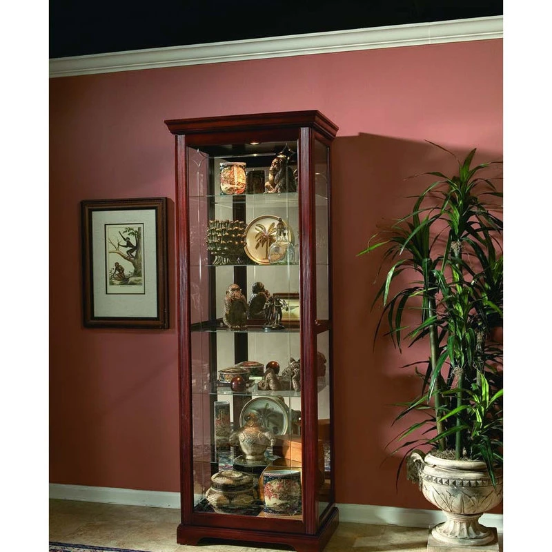 Pulaski Furniture Pulaski Victorian Cherry Curio Cabinet - Image 3