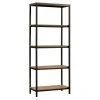Sauder North Avenue Engineered Wood/Metal Bookcase In Sindoori Mango
