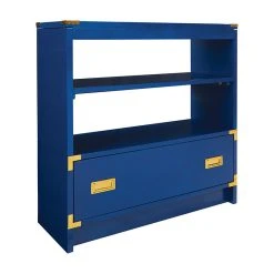 Office Star Products Wellington 36" Bookcase, Lapis Blue