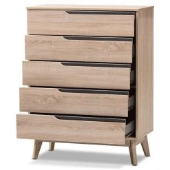 Baxton Studio Fella 5 Drawer Wood Chest In Light Brown And Gray 7 Baxton Studio Fella 5 Drawer Wood Chest In Light Brown And Gray -NovaSolo Shop b061f1080dd62486 3331 w800 h800 b1 p0