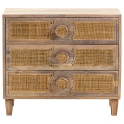 Crestview Collection Lacuna 3 Drawer Chest