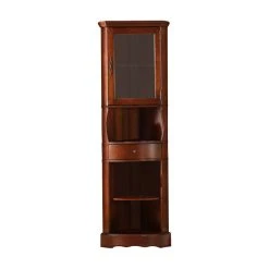 All Things Cedar Inc. Corner Curio Cabinet