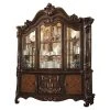 Acme Furniture Acme Versailles Buffet With Hutch, Cherry Oak 61104
