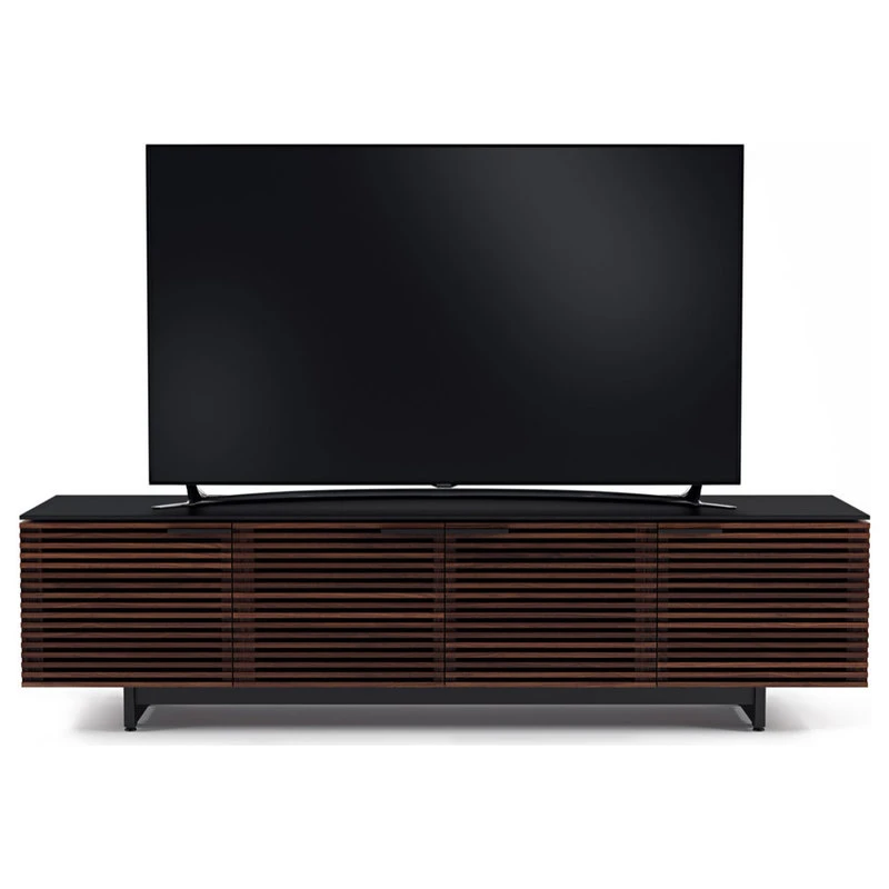 BDI Furniture Corridor Quad-Width Low Media Console By BDI, Chocolate Stained Walnut - Image 4