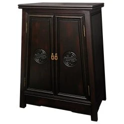 Oriental Furniture Rosewood Long Life Cabinet