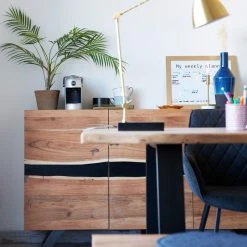 Acacia Wood 3-Door Sideboard | La Forma Uxia -NovaSolo Shop b691ac86006c405c 2886 w800 h800 b0 p0