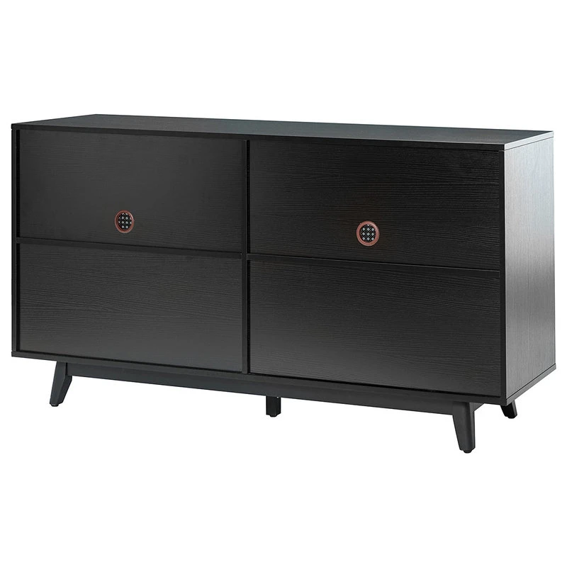 Karat Home TV Stand For TVs Up To 65", Black - Image 4