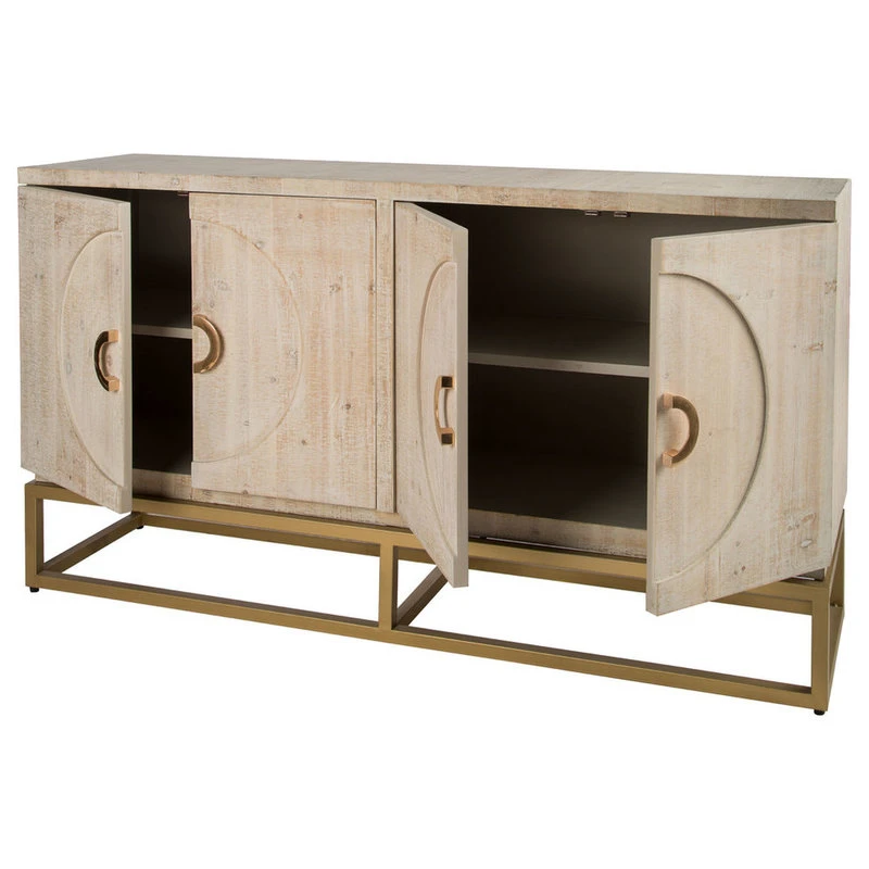 Statements By J Toretto Sideboard With Gold Legs 2 Statements By J Toretto Sideboard With Gold Legs - Image 2
