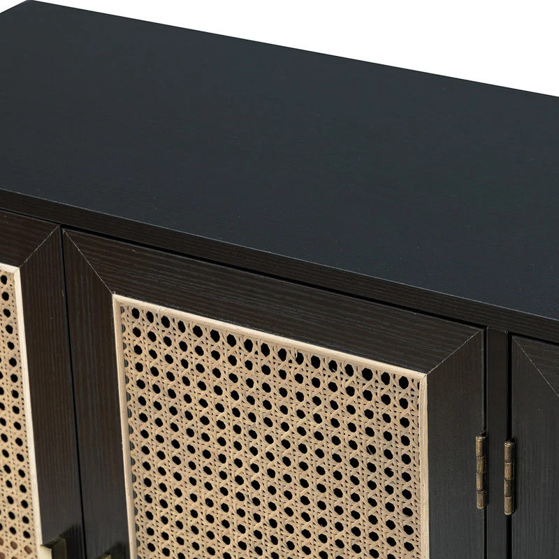 Karat Home TV Stand For TVs Up To 65", Black - Image 7