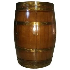 Master Garden Products Original Barrel Cabinet, Original Stain, 26"x18"x35"