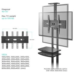 ONKRON Mobile TV Stand With Wheels For 40-70 Inch Screen TVs Up To 100 Lbs 13 ONKRON Mobile TV Stand With Wheels For 40-70 Inch Screen TVs Up To 100 Lbs -NovaSolo Shop bf31494e03cc5439 5708 w800 h800 b1 p0