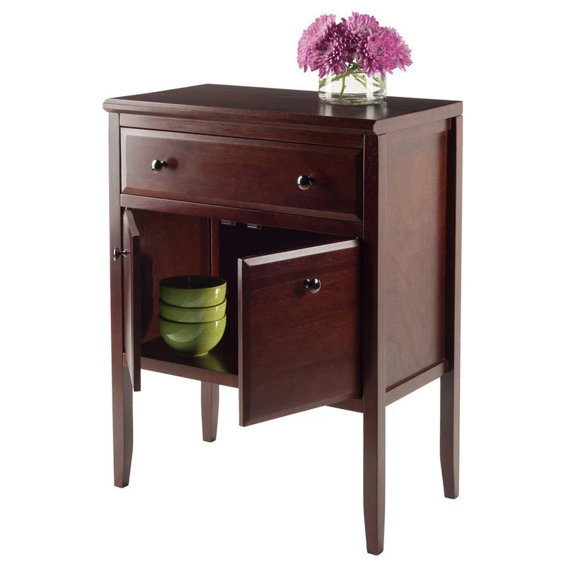 Winsome Wood Transitional Cappuccino Composite Wood Cabinet 40728 - Image 2