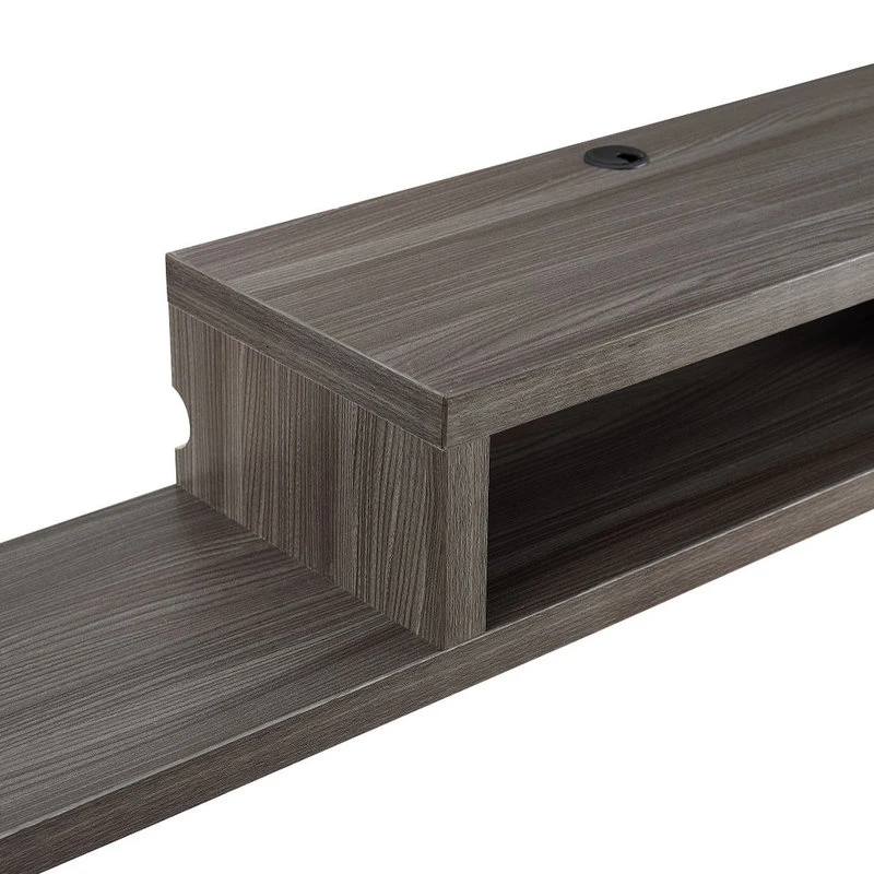 Martin Furniture Asymmetrical Wall Mounted TV Console Wood Entertainment Center 72-inch , Skyline - Image 4