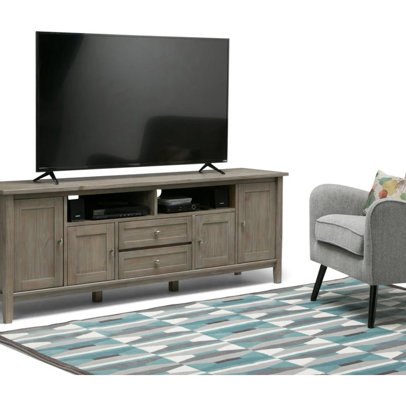 Simpli Home Ltd. Warm Shaker 72 Inch TV Media Stand 3 Simpli Home Ltd. Warm Shaker 72 Inch TV Media Stand - Image 3