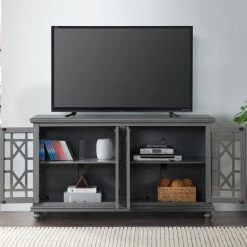 Martin Svensson Home Palisades 63-inch TV Stand, Grey -NovaSolo Shop c2f1e775019ba4ec 5299 w800 h800 b0 p0