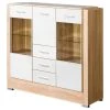 Maxima House CARMELO Sideboard, White/Sonoma Oak