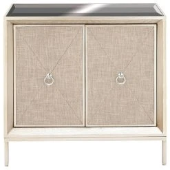 Brimfield & May Glam Beige Wood Cabinet 39851