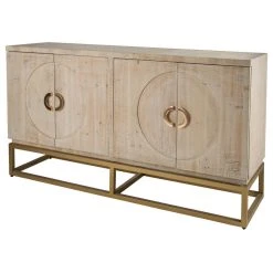 Statements By J Toretto Sideboard With Gold Legs