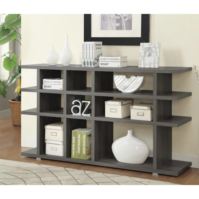 Coaster Home Furnishings Coaster Contemporary Weathered Gray Bookcase/Console - Image 2