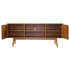 Walker Edison 58" 2 Door Solid Wood TV Console, Caramel -NovaSolo Shop cd8183f50062c1b2 7648 w800 h800 b1 p0