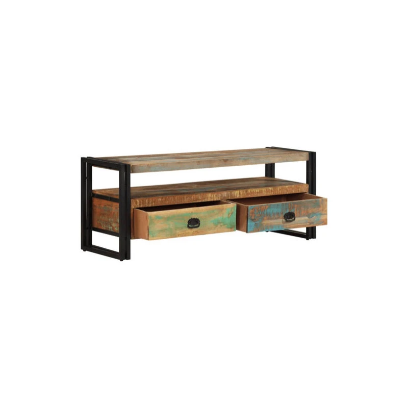 Vida XL International B.V. VidaXL TV Cabinet Solid Reclaimed Wood Display Stand Entertainment Center Unit 3 Vida XL International B.V. VidaXL TV Cabinet Solid Reclaimed Wood Display Stand Entertainment Center Unit - Image 3