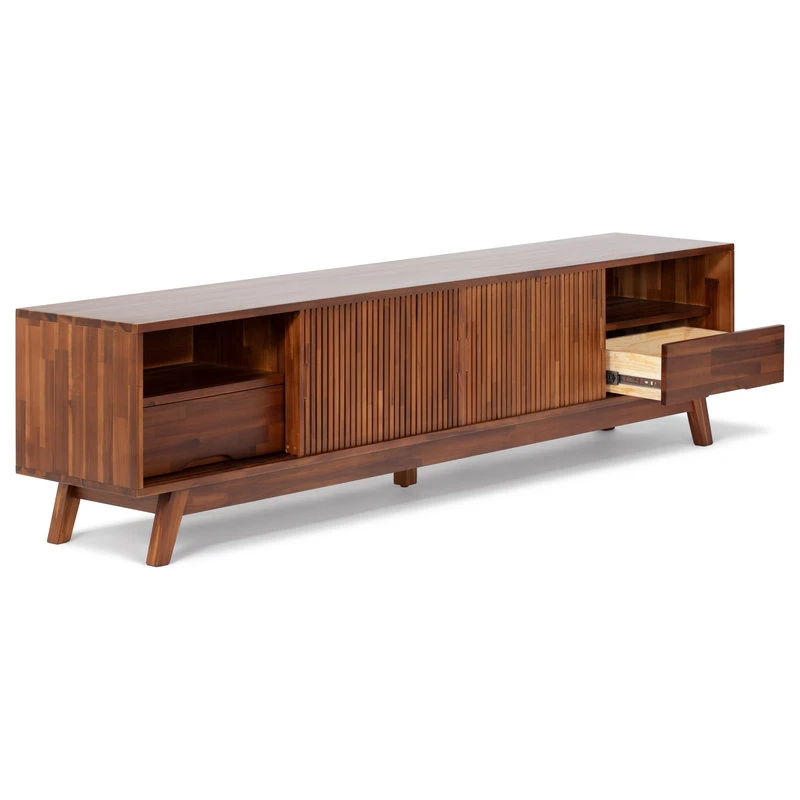 LIEVO Newburry TV Stand, Brown 7 LIEVO Newburry TV Stand, Brown - Image 7