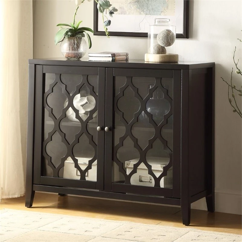 Acme Furniture Acme Ceara Cabinet, Black - Image 2