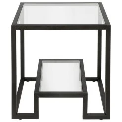 Hudson&Canal Hudson & Canal Athena Side Table, Blackened Bronze