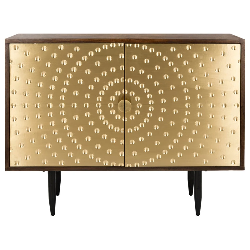 Safavieh Dessaray Brass Sideboard 1 Safavieh Dessaray Brass Sideboard