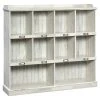 Sauder Barrister Lane Engineered Wood 10-Cubby Bookcase In White Plank