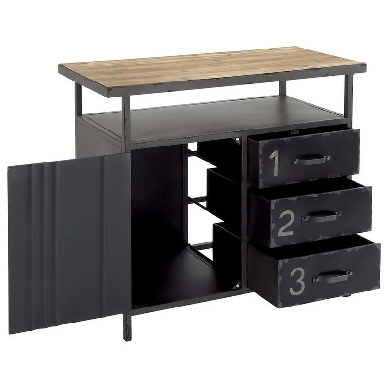 Brimfield & May Industrial Gray Metal Cabinet 55562 - Image 6