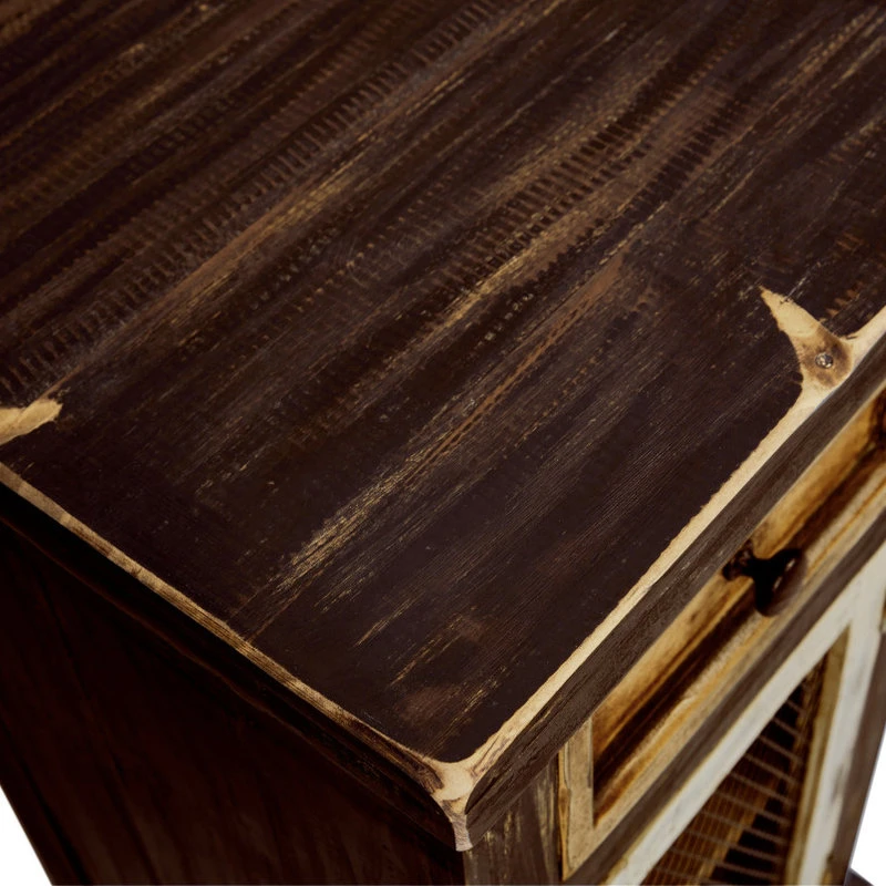 Progressive Furniture Stella Small Chairside Cabinet, Dark Chocolate Caramel 2 Progressive Furniture Stella Small Chairside Cabinet, Dark Chocolate Caramel - Image 2