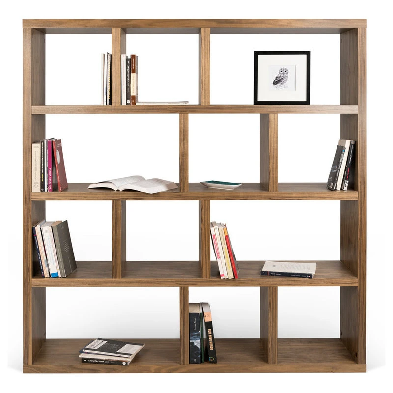 TEMAHOME Berlin 4 Levels Bookcase, 150 Cm., Walnut 2 TEMAHOME Berlin 4 Levels Bookcase, 150 Cm., Walnut - Image 2