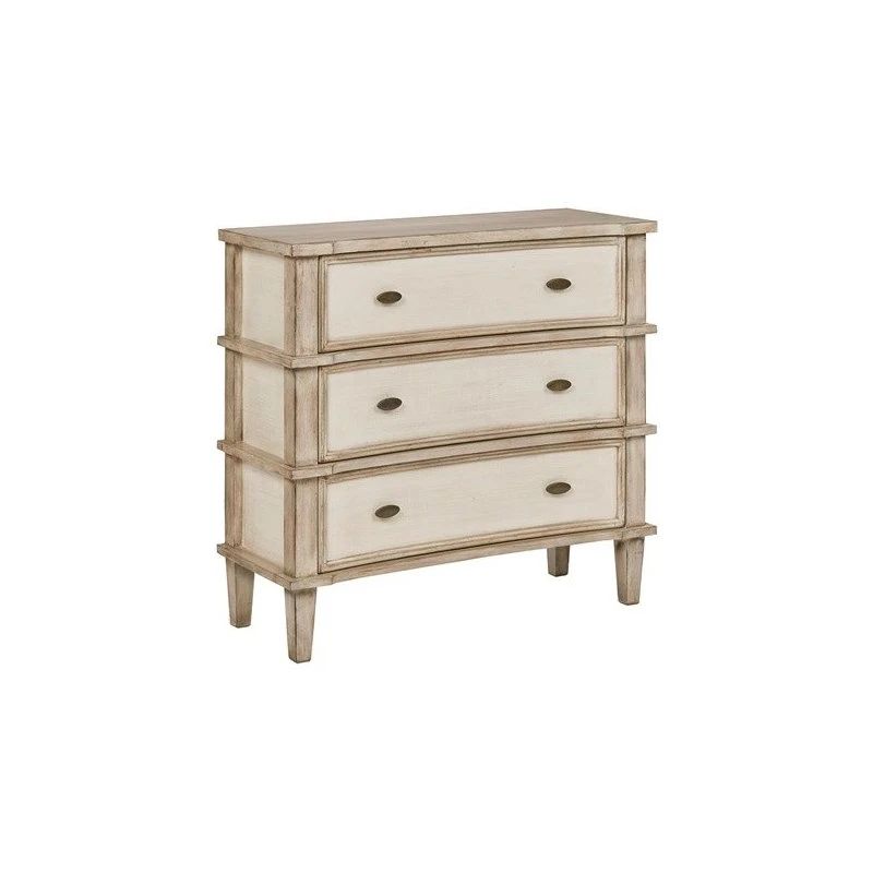 GwG Outlet Madison Park Alcott MDF And Wood Chest In Natural, Cream Finish MP130-0276