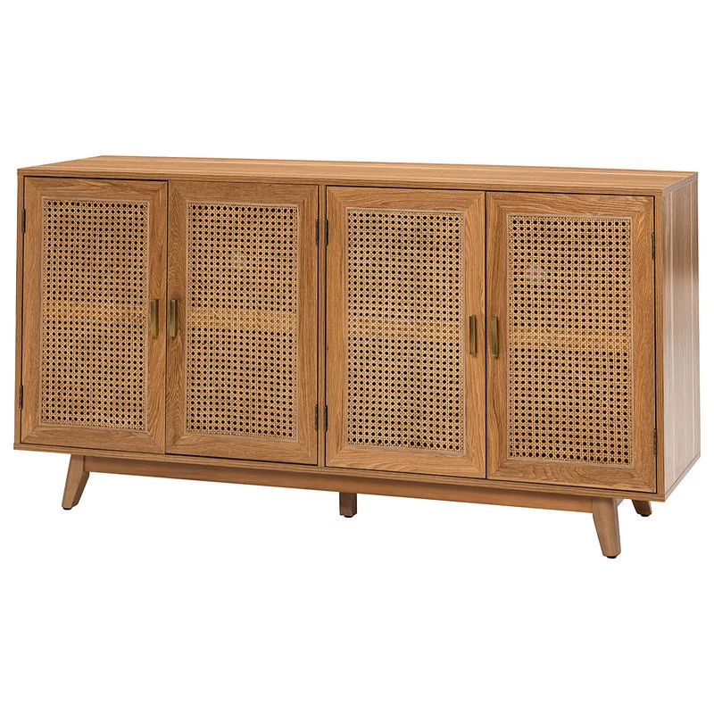 Karat Home TV Stand For TVs Up To 65", Walnut