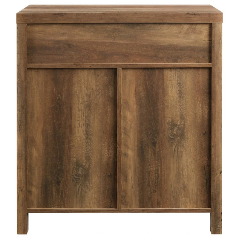 Walker Edison 30" Farmhouse Barn Door Accent Cabinet, Reclaimed Barnwood - Image 5