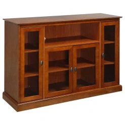 Convenience Concepts Summit Highboy TV Stand In Cherry Wood Finish
