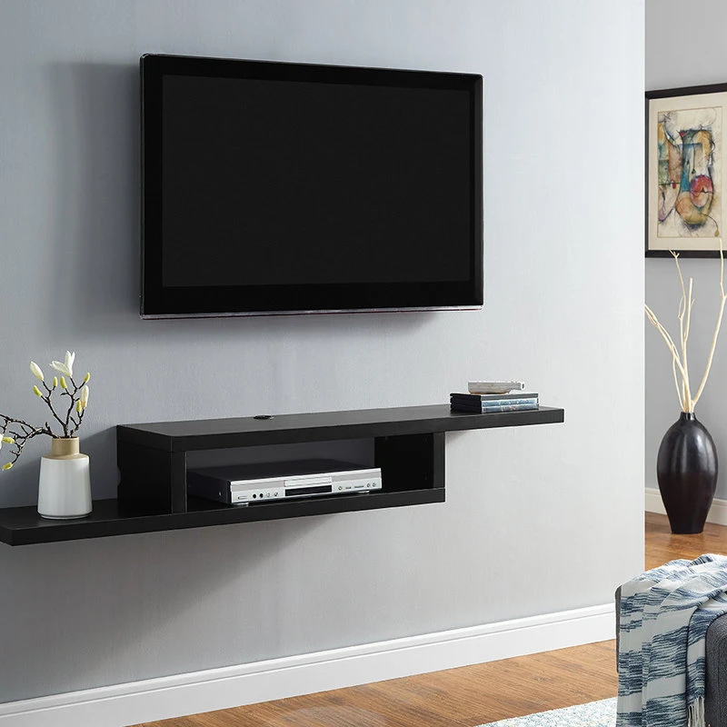 Martin Furniture Asymmetrical Wall Mounted TV Console Entertainment Center Wall Decor 60-inch, Bl 5 Martin Furniture Asymmetrical Wall Mounted TV Console Entertainment Center Wall Decor 60-inch, Bl - Image 5
