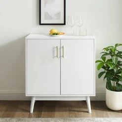 Walker Edison Bella 30" Mid Century Modern Accent Cabinet - White 9 Walker Edison Bella 30" Mid Century Modern Accent Cabinet - White -NovaSolo Shop e6b1dc2a0f6e1bc6 7248 w800 h800 b0 p0